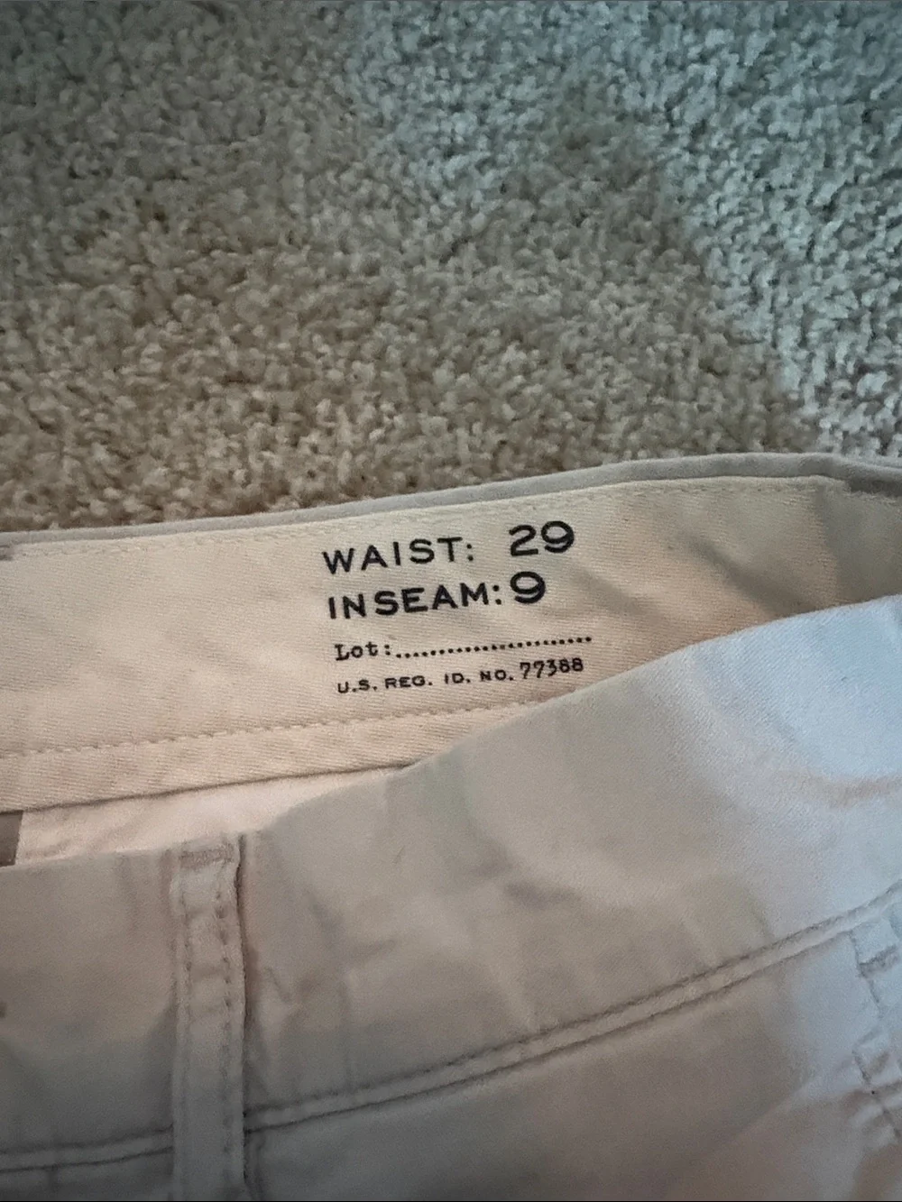 J. Crew Men's Beige Flat-Front Shorts